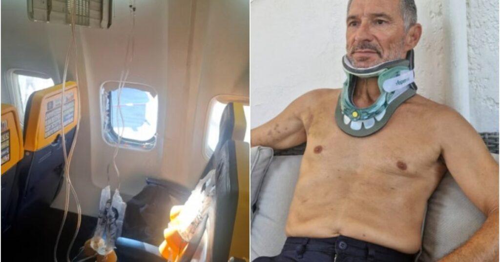 Acuzații grave la adresa echipajului Ryanair: soția pasagerului aspirat prin hublou spune că pasagerii l-au salvat, nu echipajul