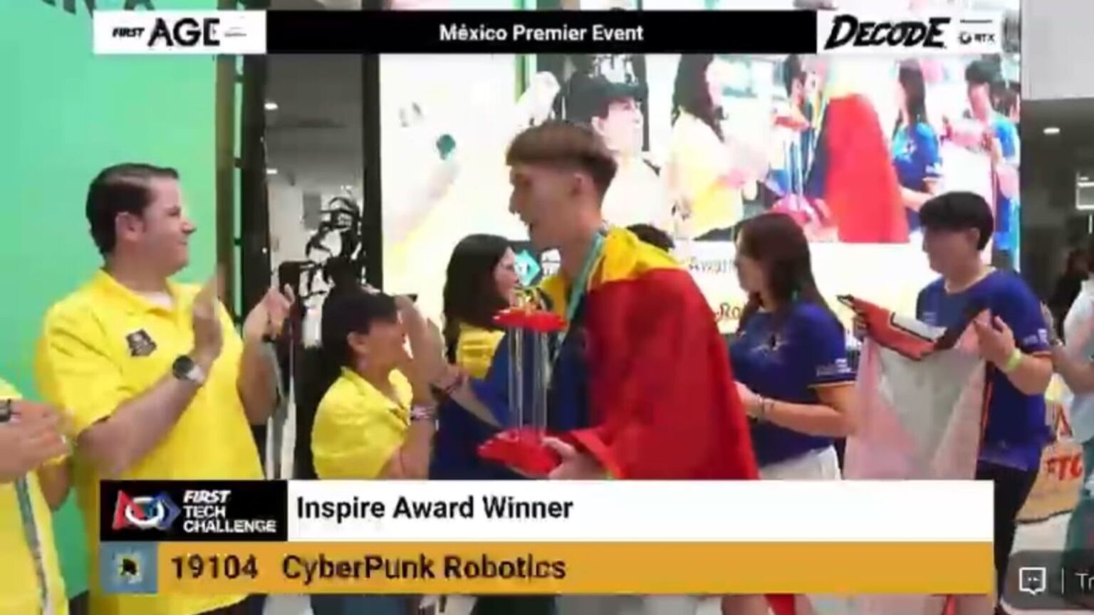 Elevii din Turda au cucerit Mexicul: Cyberpunk Robotics aduce în România marele premiu INSPIRE AWARD