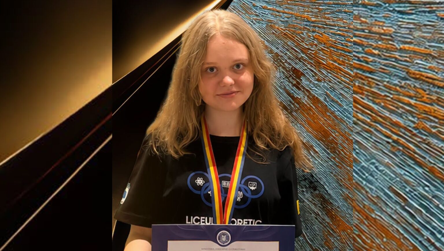 Carina Viespescu, olimpică de nivel internațional la 18 ani: dublă medaliată cu aur la matematică și informatică